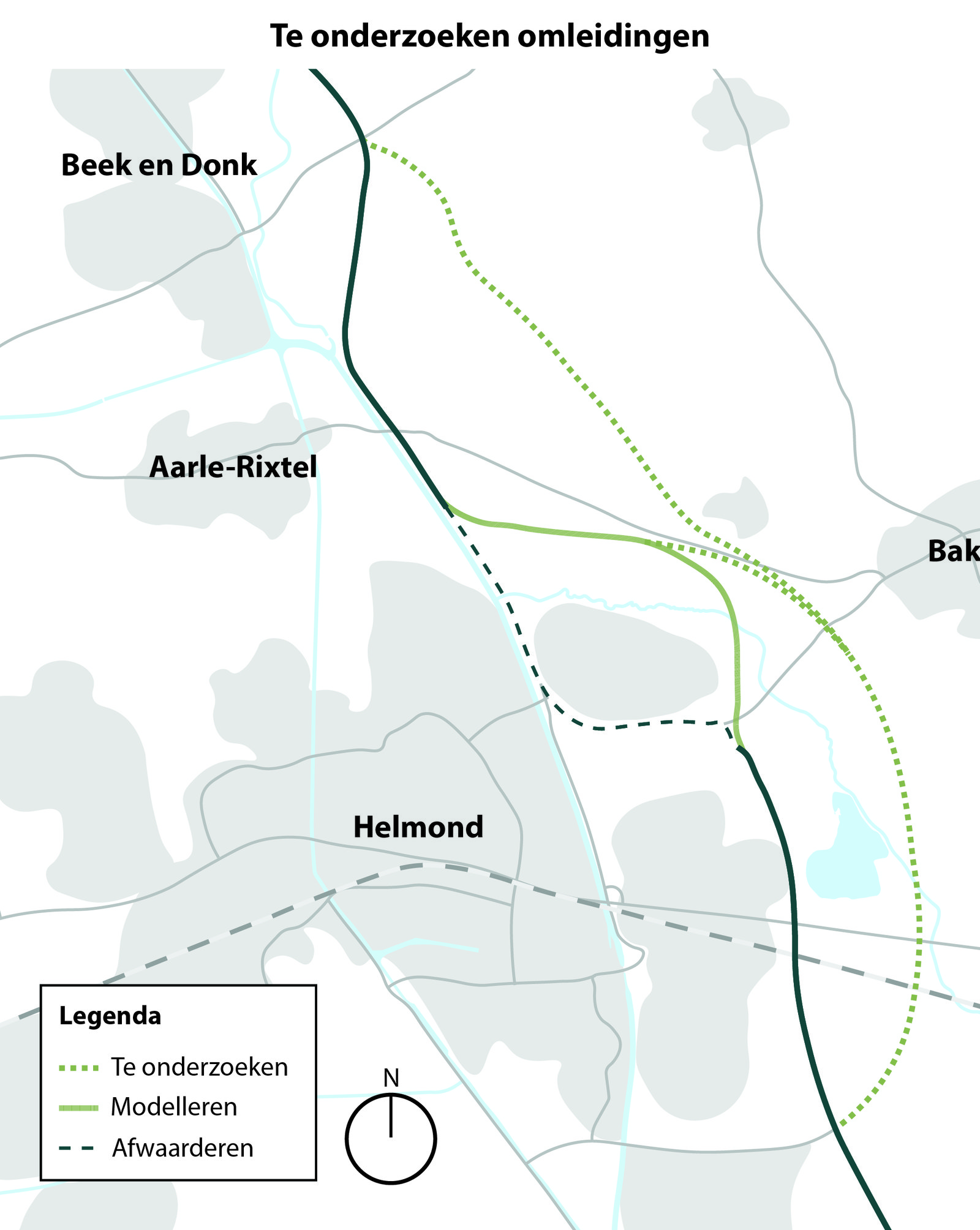 N279_VeghelAsten_Kaart_Omleiding Helmond